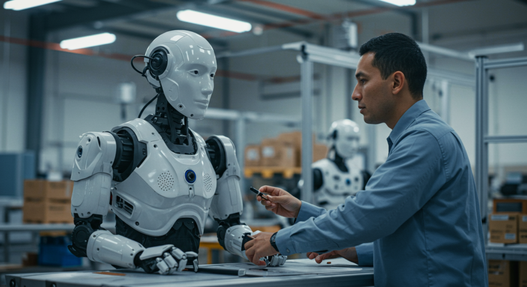 Robótica Avançada: Como Robôs Humanoides e IA Estão Sendo Integrados em Setores desde Saúde até Manufatura